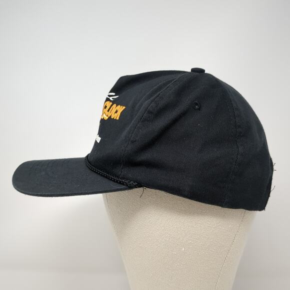 Back The Clock Cactus Petes Snapback 5 Panel Cap Black One Size Rope Mohr's - Picture 3 of 10